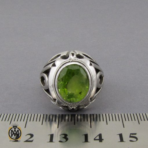 انگشتر زبرجد مردانه - کد 10285 - تصویر 4