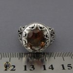 4 انگشتر زولتنایت مردانه دست ساز هنر استاد صانعی - کد 10308 - تصویر 4