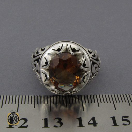 4 انگشتر زولتنایت مردانه دست ساز هنر استاد صانعی - کد 10308 - تصویر 4