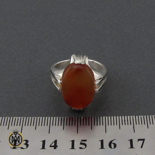 انگشتر عقیق یمن مردانه - کد 10343 - تصویر 4