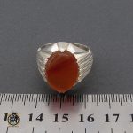 4 انگشتر عقیق یمن مردانه - کد 10344 - تصویر 4