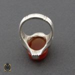 انگشتر عقیق یمن مردانه دست ساز - کد 10348 - تصویر 3