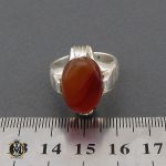 انگشتر عقیق یمن مردانه - کد 10350 - تصویر 4