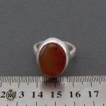 4 انگشتر عقیق یمن مردانه دست ساز - کد 10352 - تصویر 4