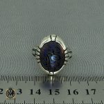 انگشتر حدید با حکاکی ان الحسین مصباح الهدی و سفینه النجاه مردانه - کد 10362 - تصویر 4