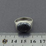 4 انگشتر حدید با حکاکی ان الله بالغ امره طرح صفوی مردانه - کد 10365 - تصویر 4