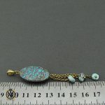 مدال فیروزه نیشابوری طرح سارینا زنانه - کد 3232 - تصویر 4