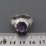 انگشتر آمتیست مردانه استاد باقرزاده - کد 10397 - تصویر 4