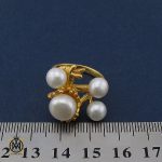 انگشتر مروارید اصل طرح پرناز زنانه - کد 2151 - تصویر 4