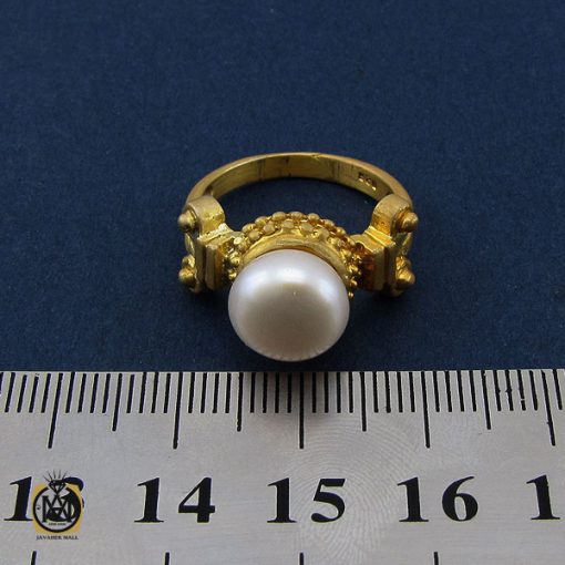 4 انگشتر مروارید اصل طرح گلاره زنانه - کد 2153 - تصویر 4