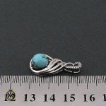 4 مدال فیروزه نیشابوری طرح تمنا زنانه کد 3194 - تصویر 4