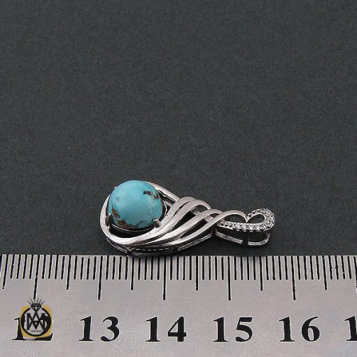 4 مدال فیروزه نیشابوری طرح تمنا زنانه کد 3194 - تصویر 4