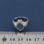 انگشتر دُر نجف مردانه دست ساز - کد 10206 - تصویر 4