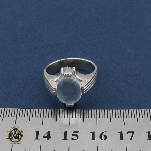انگشتر دُر نجف مردانه دست ساز - کد 10206 - تصویر 4