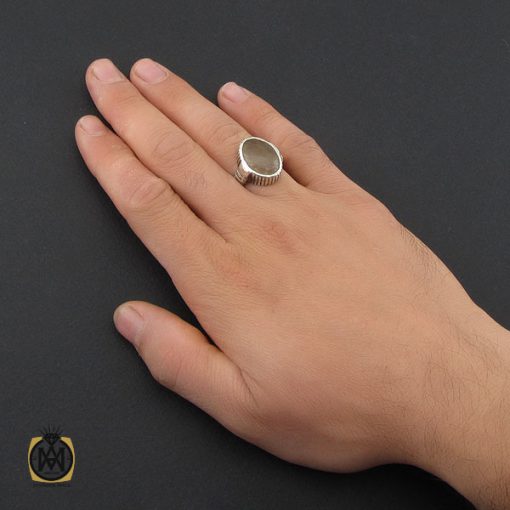 انگشتر کوارتز رُتایل مردانه - کد 10200 - تصویر 5