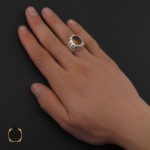 انگشتر زولتنایت مردانه دست ساز هنر استاد صانعی - کد 10303 - تصویر 5