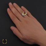 5 انگشتر زولتنایت طرح صفوی مردانه هنر استاد صانعی - کد 10304 - تصویر 5