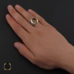 5 انگشتر زولتنایت مردانه دست ساز هنر استاد صانعی - کد 10308 - تصویر 5