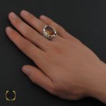 5 انگشتر زولتنایت مردانه دست ساز هنر استاد صانعی - کد 10309 - تصویر 5