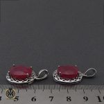 5 مدال یاقوت سرخ طرح آرمیتا زنانه - کد 3216 - تصویر 5