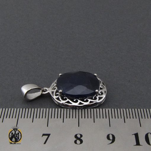 مدال یاقوت کبود طرح گیتی زنانه - کد 3220 - تصویر 5