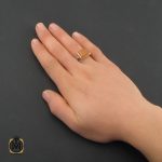 5 انگشتر عقیق یمن با حکاکی شرف الشمس هنر دست استاد ضابطی دست ساز - کد 10317 - تصویر 5