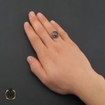 5 انگشتر یاقوت سرخ خوش رنگ مردانه - کد 10332 - تصویر 5
