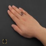 5 انگشتر عقیق با حکاکی ومن یتق الله مردانه - کد 10341 - تصویر 5