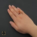انگشتر عقیق یمن اصل چهار راه مردانه - کد 10355 - تصویر 5