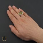5 انگشتر حدید با حکاکی إن الله وملائكته يصلون على النبي يا أيها الذين آمنوا صلوا عليه وسلموا تسليما مردانه - کد 10364 - تصویر 5