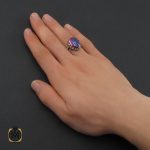 انگشتر حدید با حکاکی قال سید الکونین حسین منی و انا من حسین مردانه - کد 10373 - تصویر 5