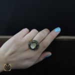 5 انگشتر الماس اصل و معدنی طرح نیکو زنانه - کد 2172 - تصویر 5