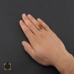 انگشتر عقیق یمن با حکاکی یا ثامن الائمه مردانه - کد 10230 - تصویر 5