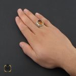 5 انگشتر زولتنایت دست ساز شبکه ای مردانه - کد 10231 - تصویر 5