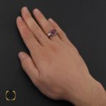 5 انگشتر یاقوت سرخ مردانه طرح صفوی - کد 10254 - تصویر 5