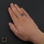 5 انگشتر یاقوت سرخ مردانه - کد 10256 - تصویر 5