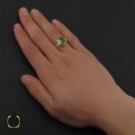 انگشتر زبرجد مردانه - کد 10296 - تصویر 5