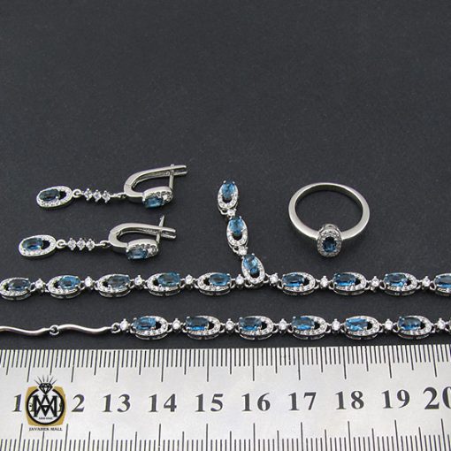 سرویس توپاز لندن طرح سلطنتی زنانه - کد 7185 - تصویر 6