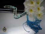 00 تسبیح 33 دانه فیروزه نیشابوری مرغوب - کد 4286 - تصویر 6