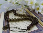 00 تسبیح 101 دانه سندلوس آلمان سبز - کد 4281 - تصویر 6