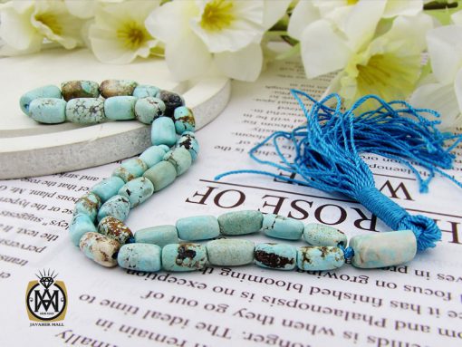 تسبیح 33 دانه فیروزه نیشابوری مرغوب - کد 4294 - تصویر 6