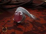 00 انگشتر یاقوت سرخ طرح آسنا زنانه - کد 2218 - تصویر 6