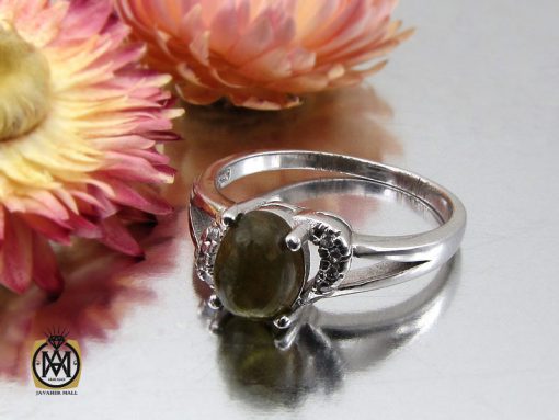 00 انگشتر تورمالین طرح مهشید زنانه - کد 2240 - تصویر 6