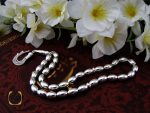 تسبیح 33 دانه نقره هلی ساده - کد 4311 - تصویر 6