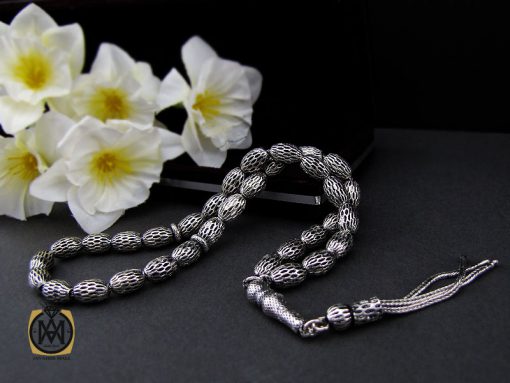 تسبیح 33 دانه نقره هلی خوش دست - کد 4320 - تصویر 6