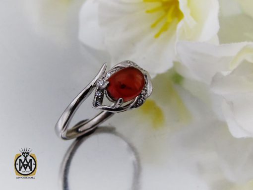 00 انگشتر عقیق یمن طرح امیرا زنانه - کد 2246 - تصویر 6