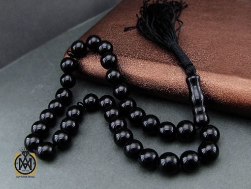 تسبیح 33 دانه مشکی درشت - کد 4244 - تصویر 6