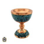 1 تندیس سنگاب فیروزه کوبی ارتفاع 11 سانتی متر - کد 6005