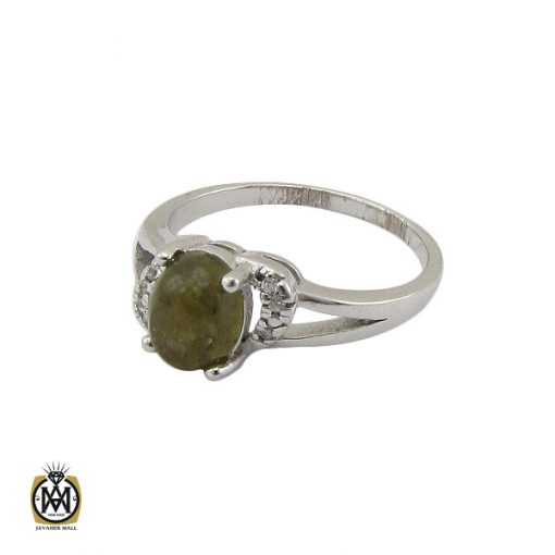 1 انگشتر تورمالین طرح مهشید زنانه - کد 2240 - تصویر 1