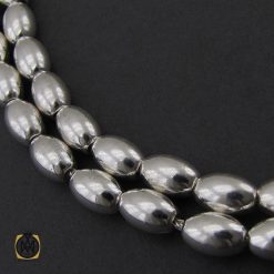 تسبیح 33 دانه نقره هلی ساده - کد 4311 تسبیح 33 دانه نقره هلی ساده - کد 4311